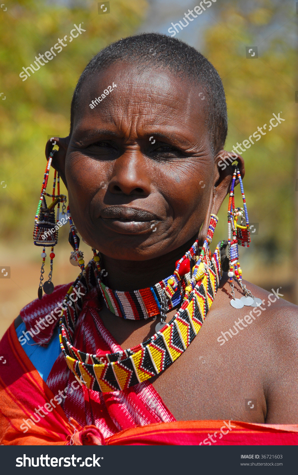 Kenya Circa July 2009. Children Of The Masai Tribe In School. The Masai ...