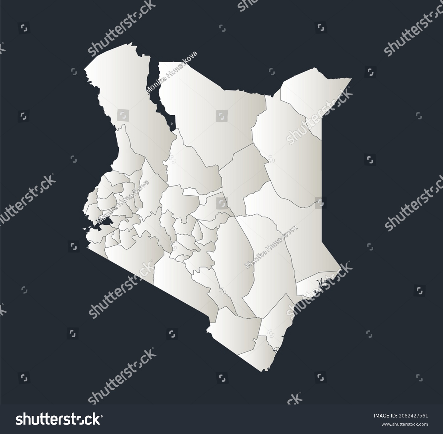 Kenya Map Infographics Flat Design Colors Stock Illustration 2082427561   Stock Photo Kenya Map Infographics Flat Design Colors Snow White Individual Regions Blank Template Raster 2082427561 