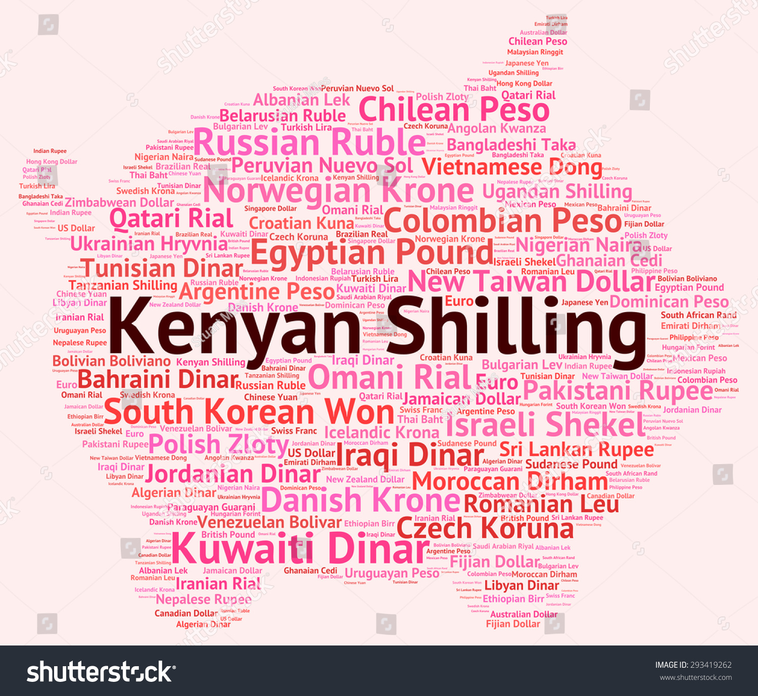 Kenyan Shilling Meaning Currency Exchange Fx Stock Illustration - 