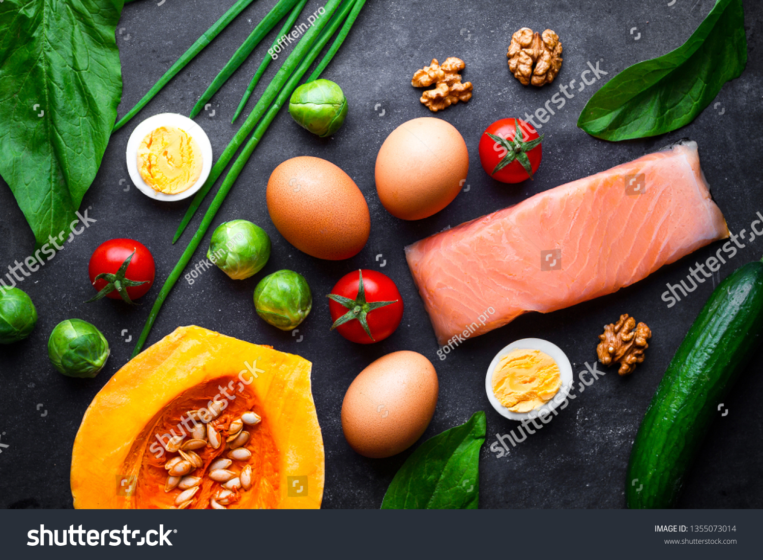 Ketogenic Products Healthy Proper Nutrition Losing Stock Photo Edit Now 1355073014