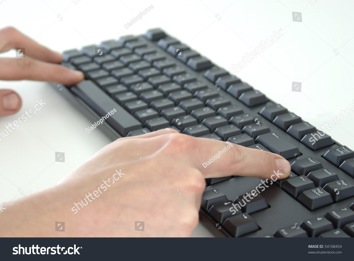 Keyboard Ctrl Alt Del Stock Photo 54108454 : Shutterstock