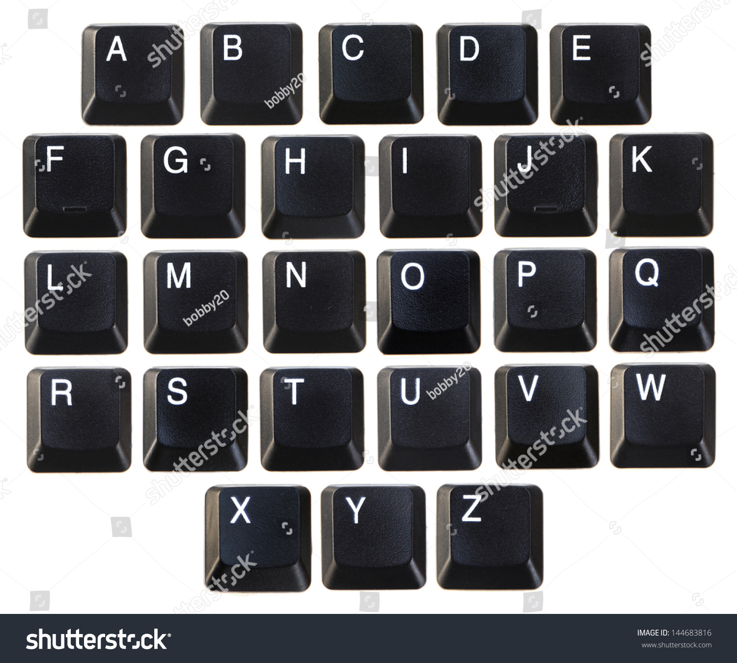 Keyboard Letters Stock Photo 144683816 | Shutterstock