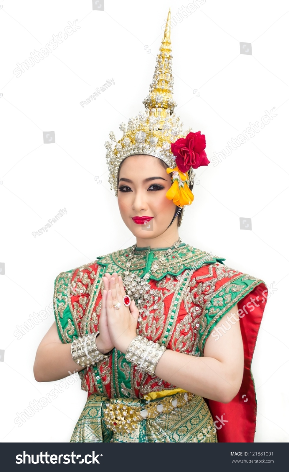 Khon Show Sita In A Ramayana Epic And Traditional Costume Of Thailand ...