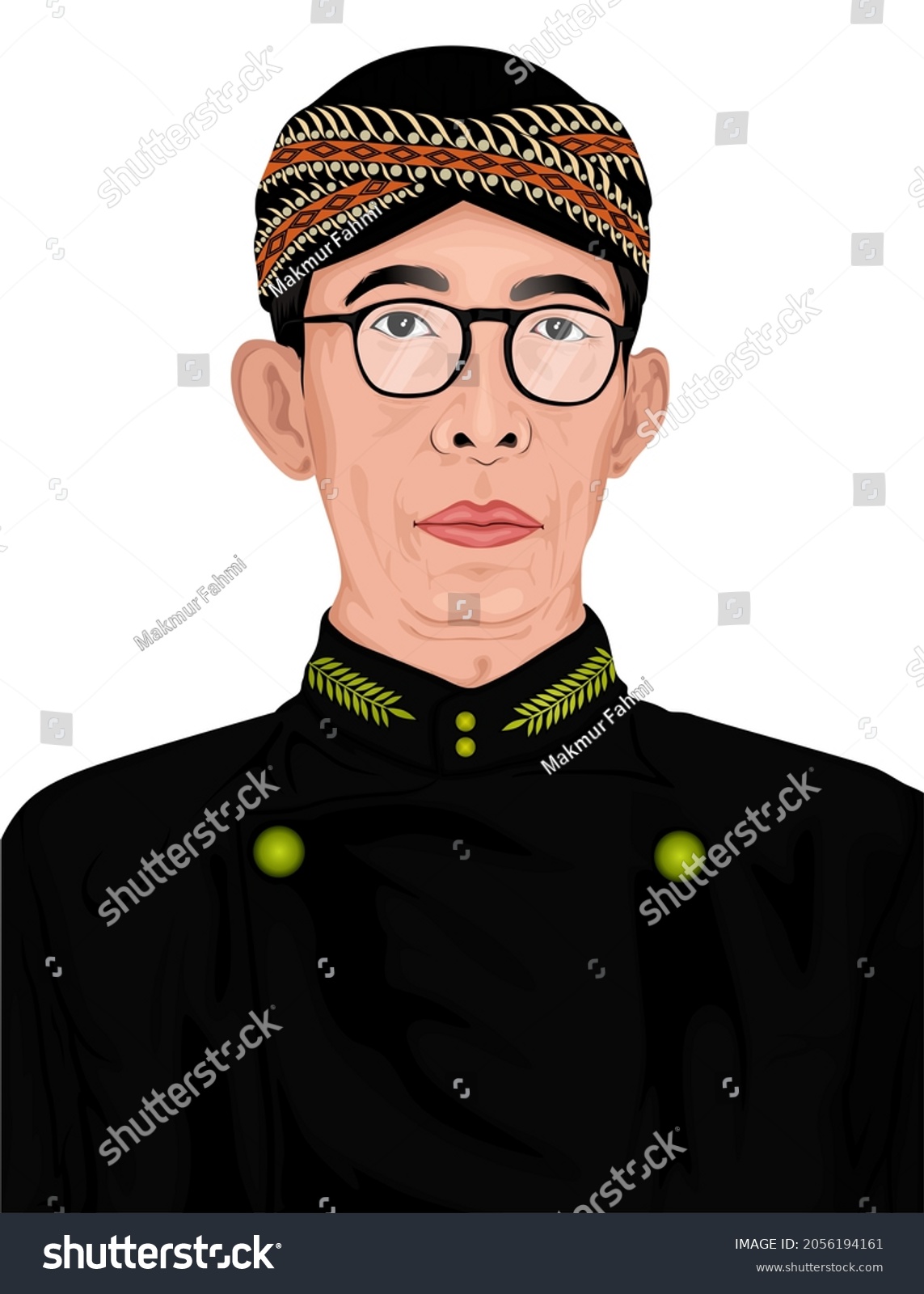 Ki Hajar Dewantara Education Figure Indonesia Stock Illustration 2056194161