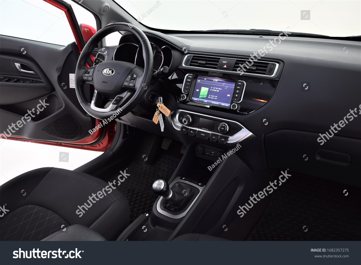 Kia Rio 15 Cockpit Interior Details Stock Photo Edit Now