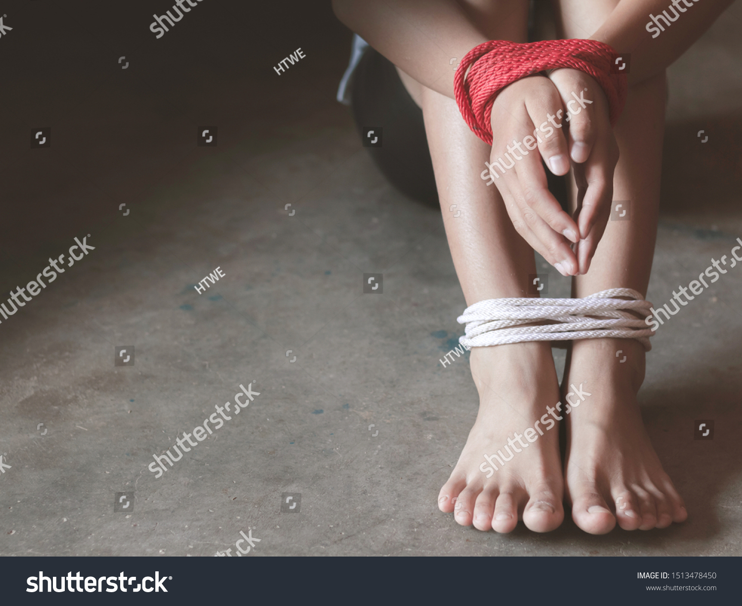 Young Girls Kidnapped Tied Up