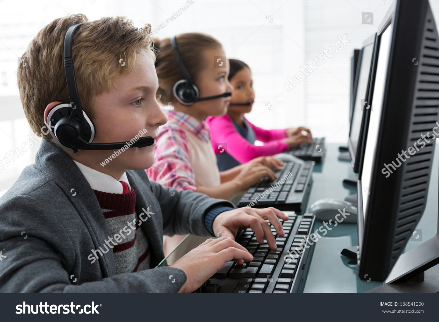 working at customer service