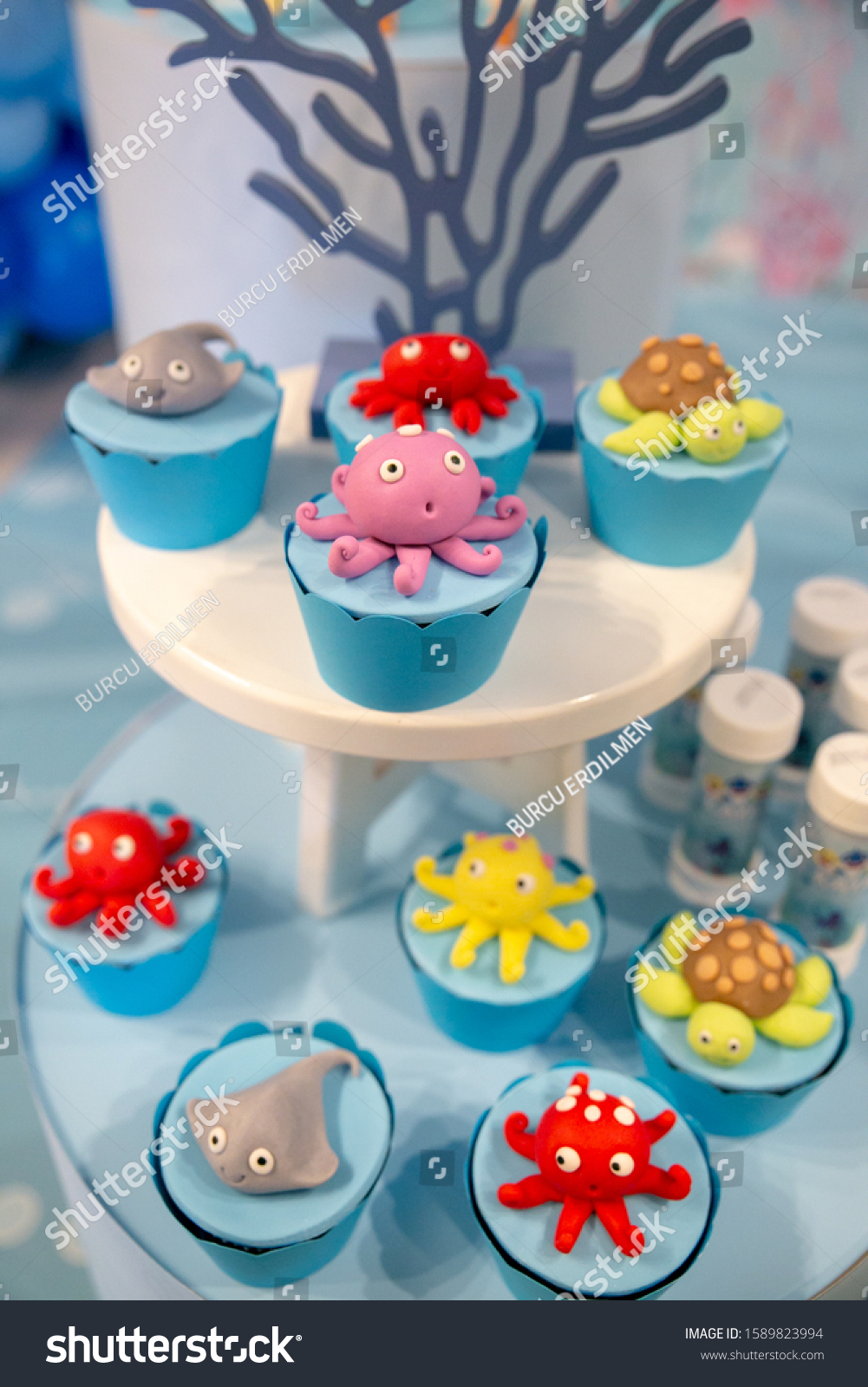 Kids Party Decoration Under Sea Theme Stock Photo Edit Now