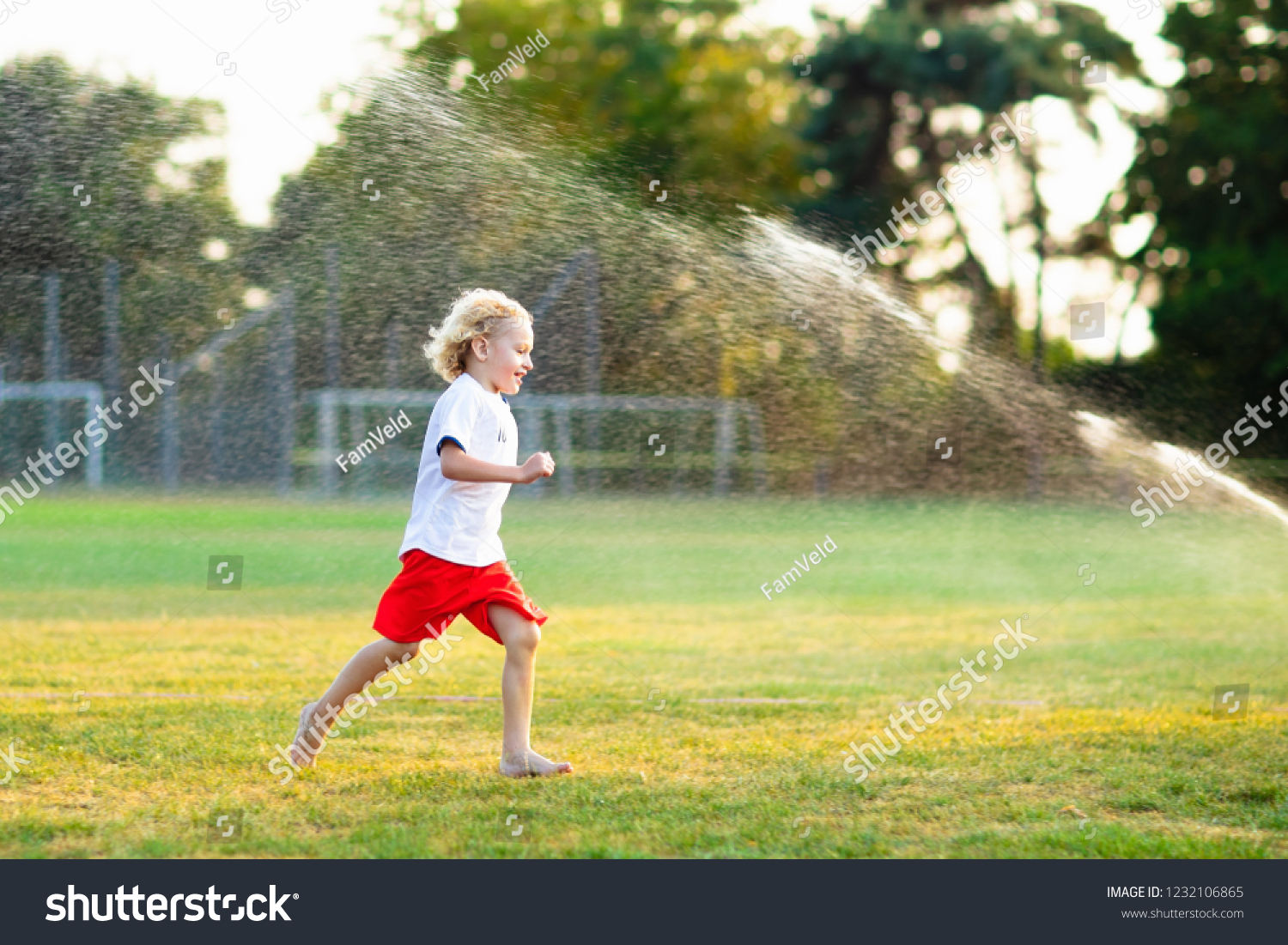 Kids Play Water On Hot Summer Stock Photo 1232106865 | Shutterstock