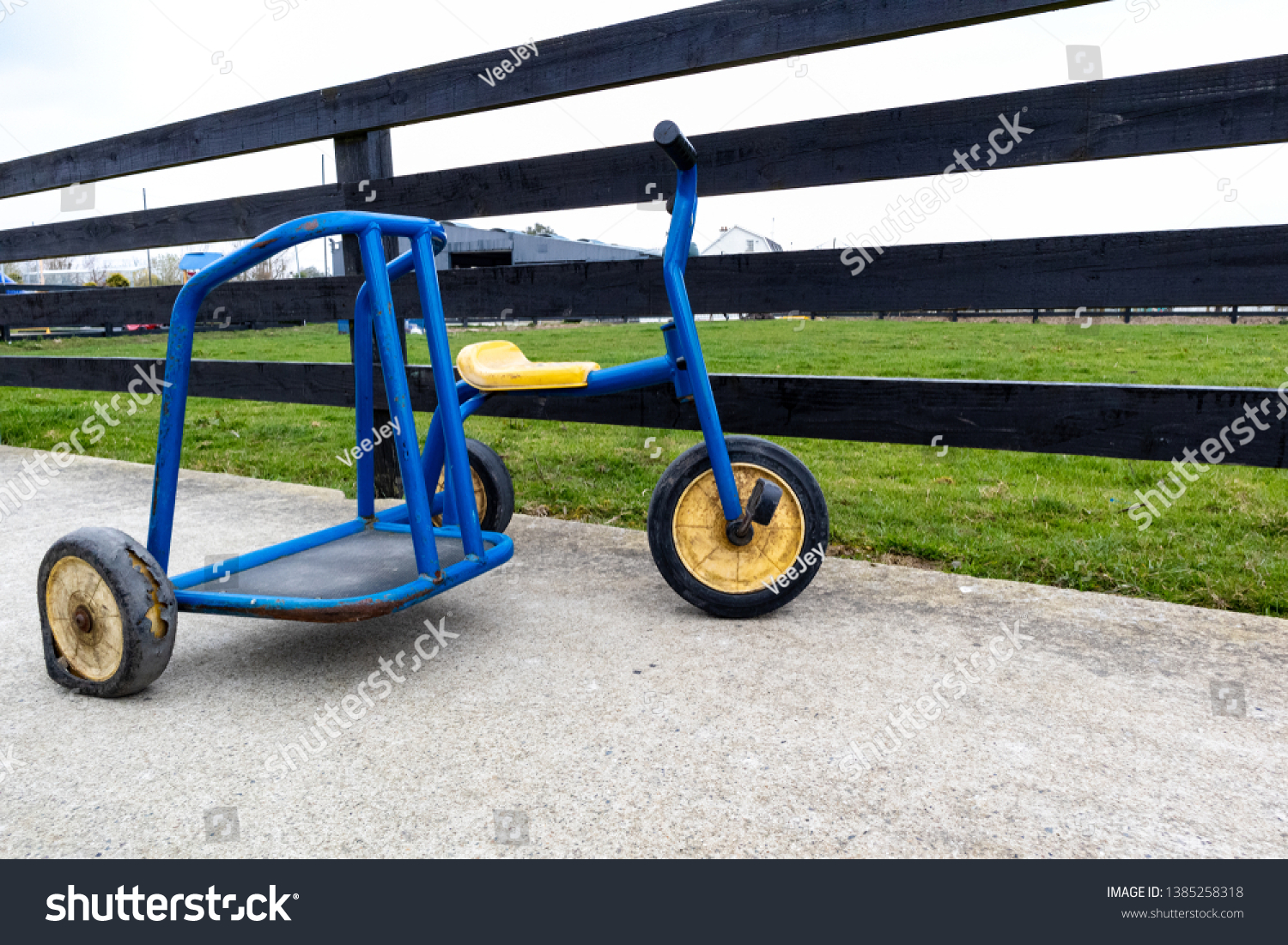 retro push bike