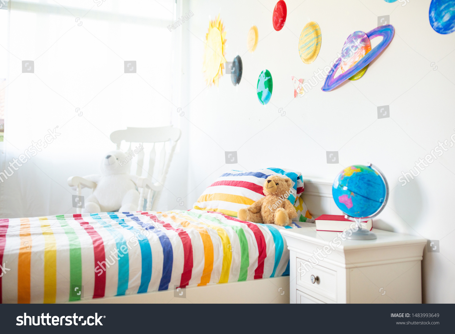 Kids Room Space Decoration Child Bedroom Stock Photo Edit