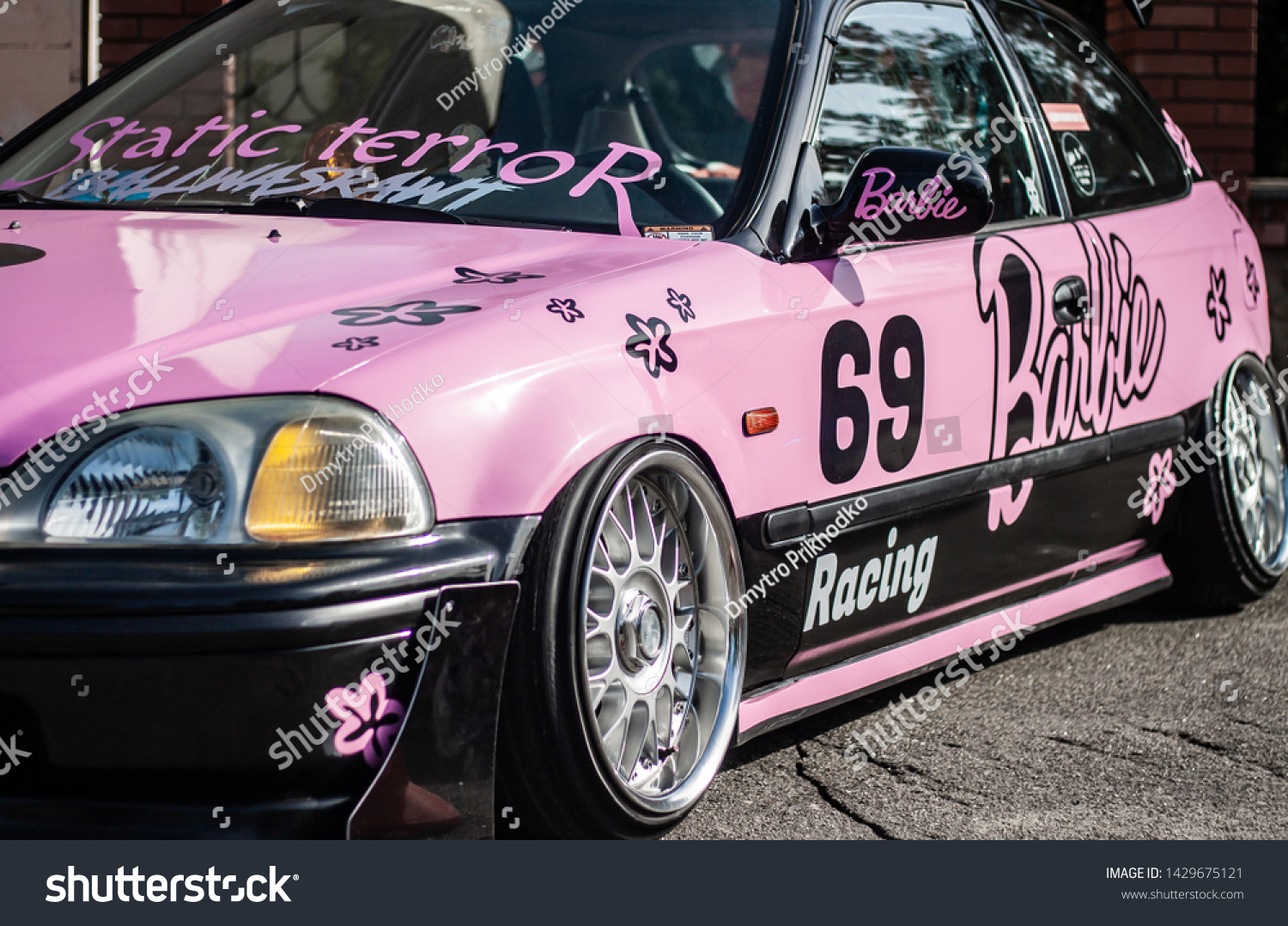 barbie racing car