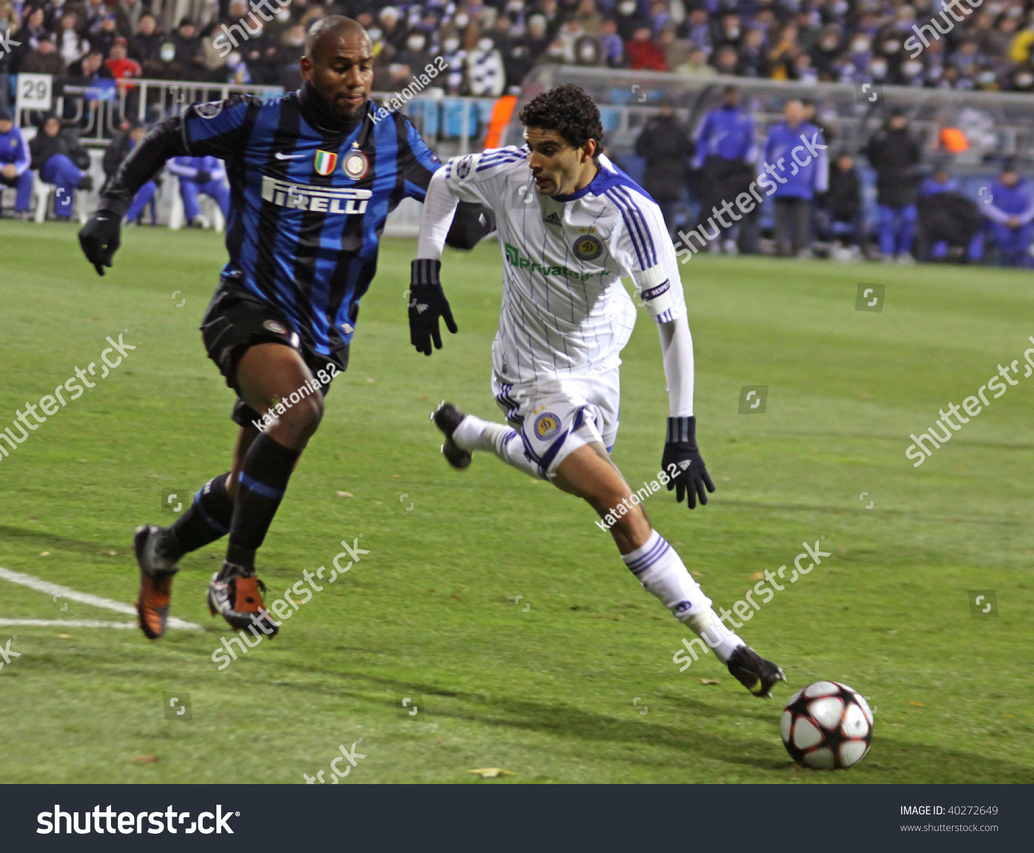 Kiev Ukraine November 4 Maicon Inter Stock Photo Edit Now 40272649