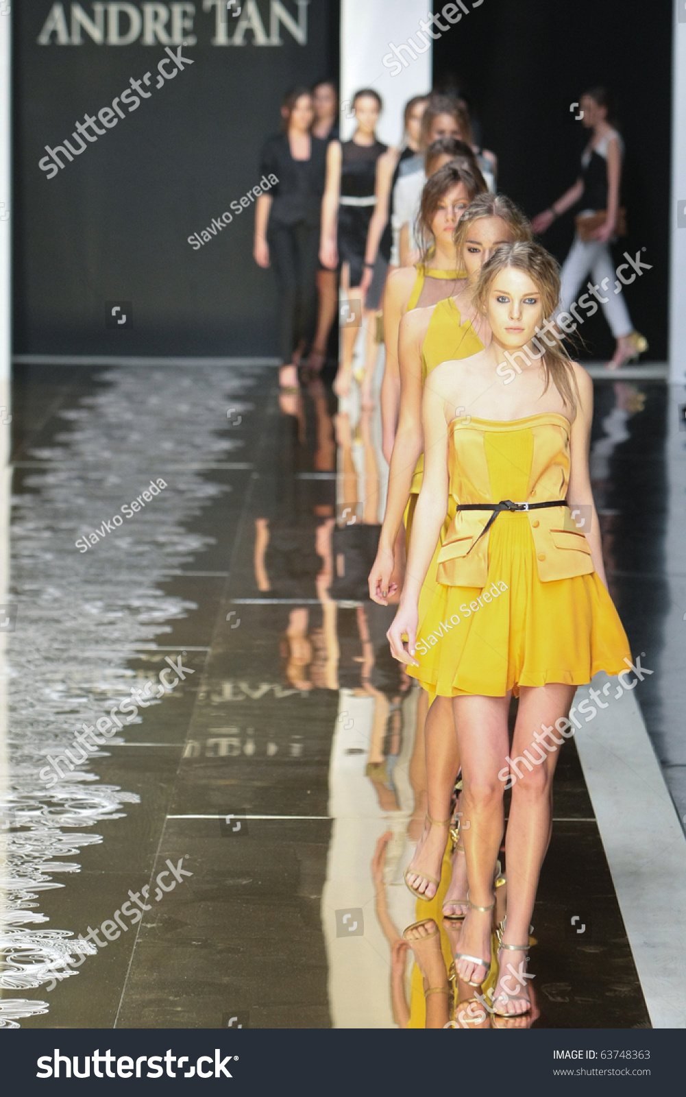 Kiev, Ukraine - Oct 16: Models Poses At The Runway During Fashion Show ...