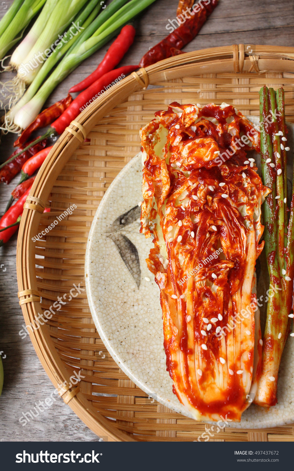 Kimchi Korean Food Stock Photo 497437672 : Shutterstock