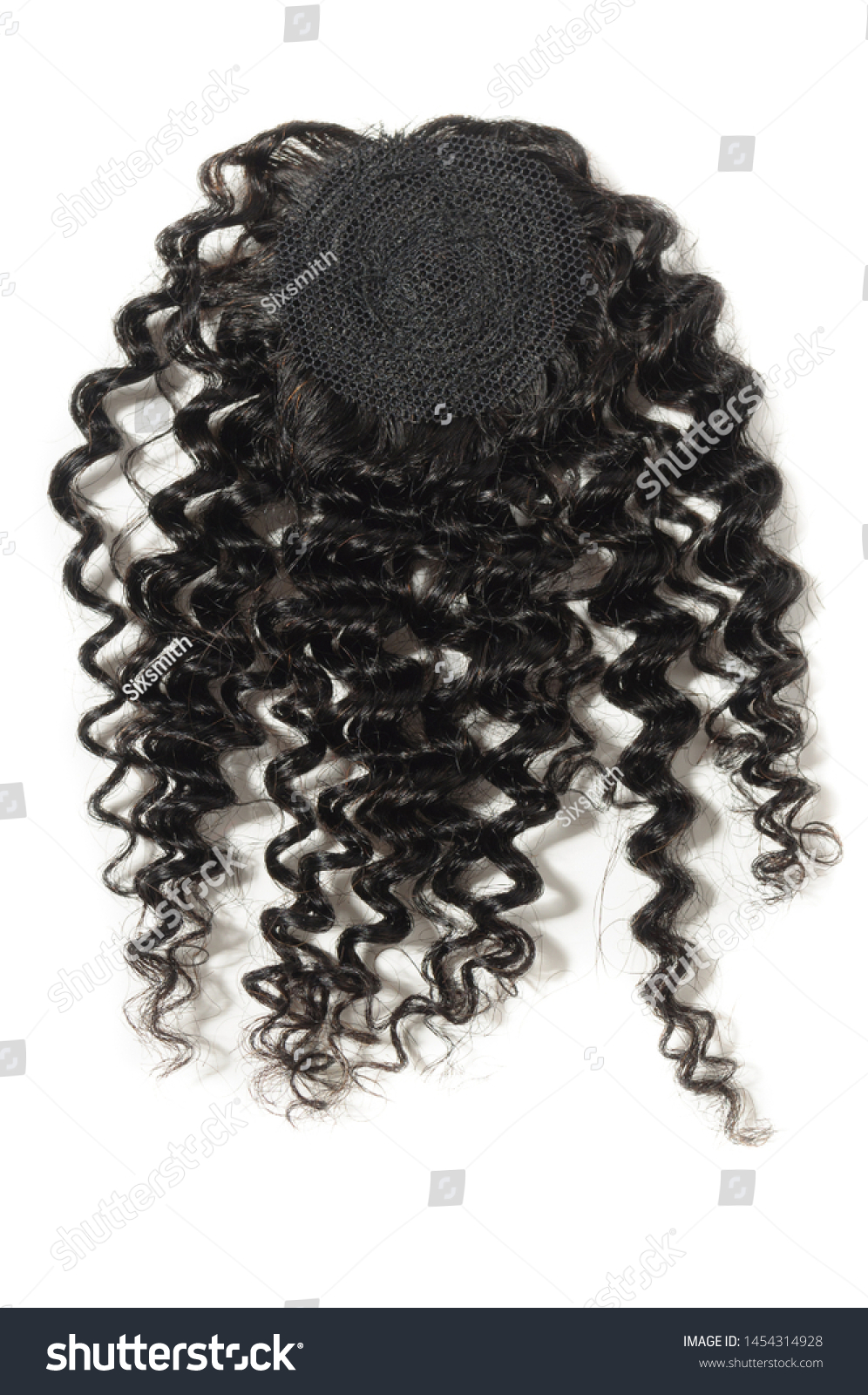 Kinky Curly Black Human Hair Weave Stock Photo Edit Now 1454314928