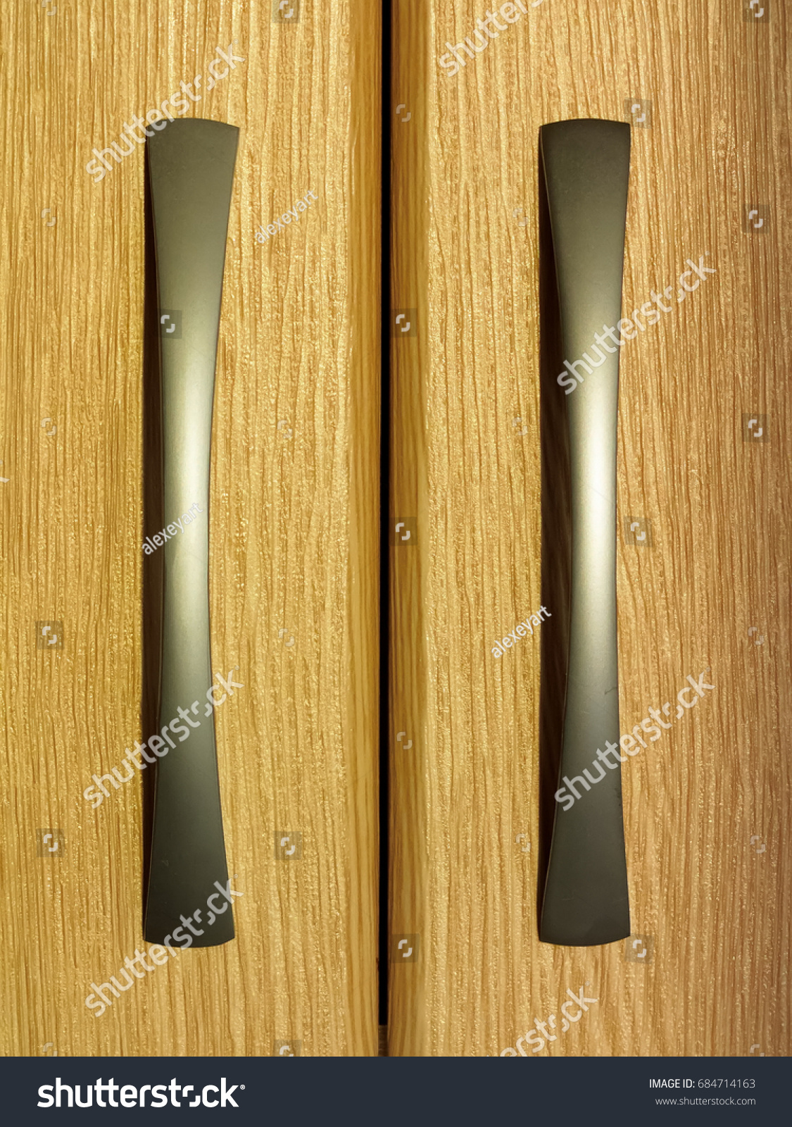 Kitchen Cabinet Handles Stock Photo 684714163 | Shutterstock