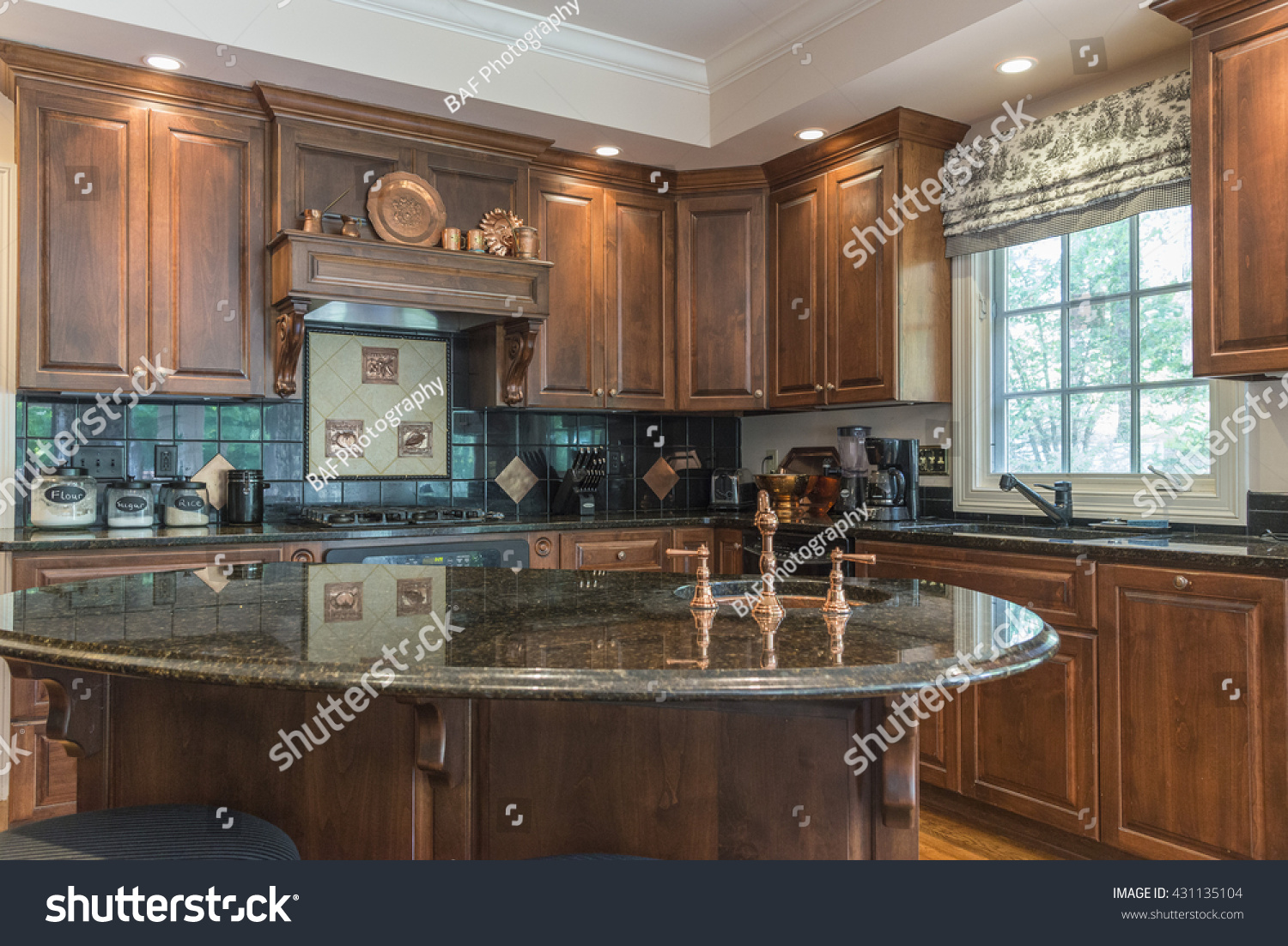 Kitchen Copper Accents Stock Photo Edit Now 431135104