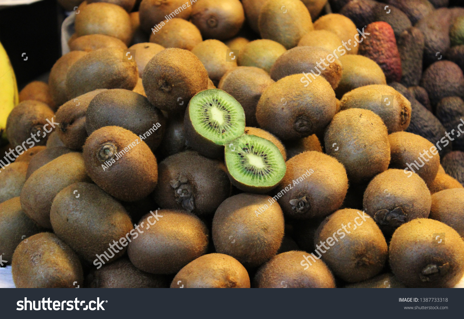 Fruit spanish kiwi in 
