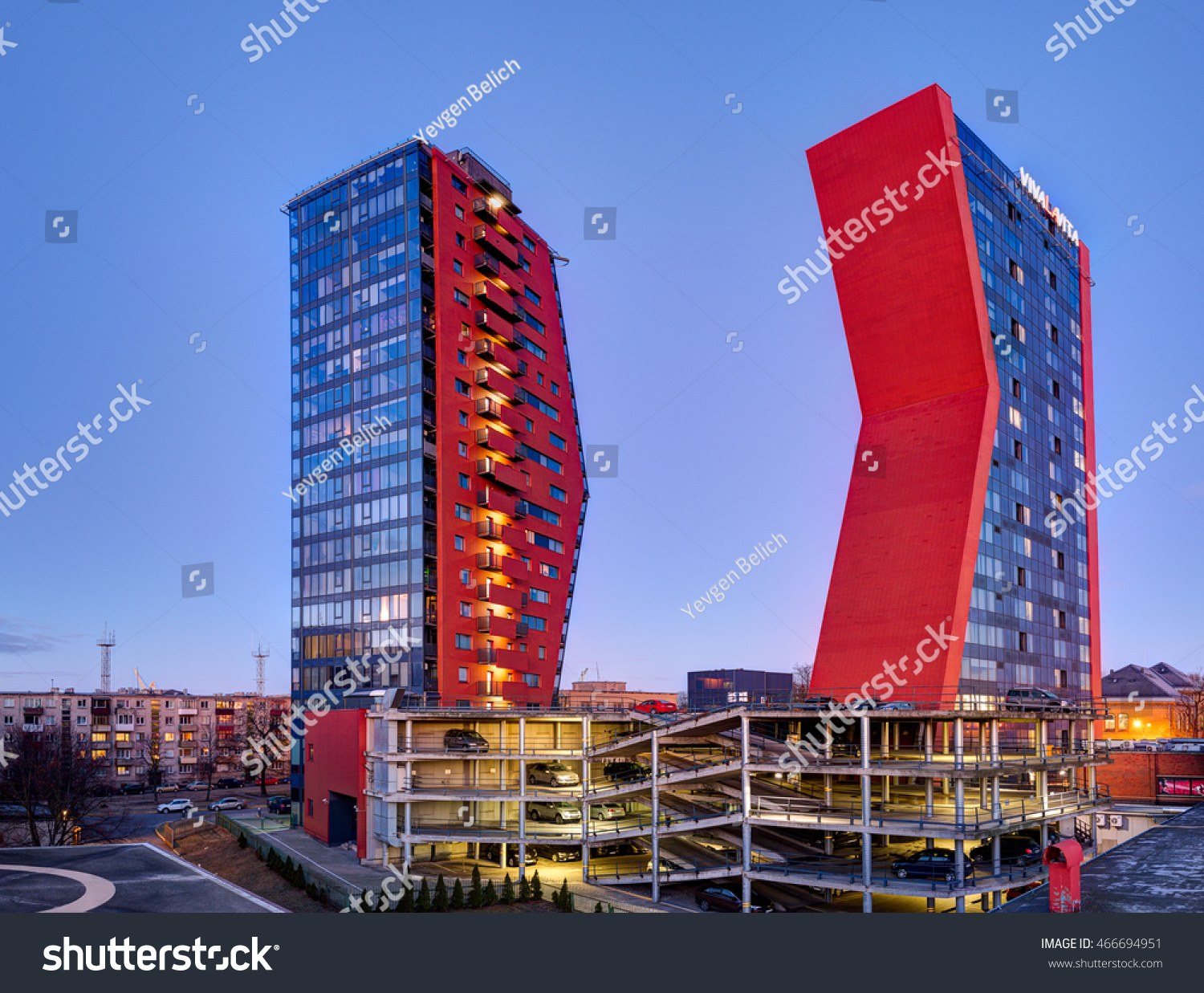 Klaipeda Lithuania 17 February 16 Buildings Stock Photo Edit Now