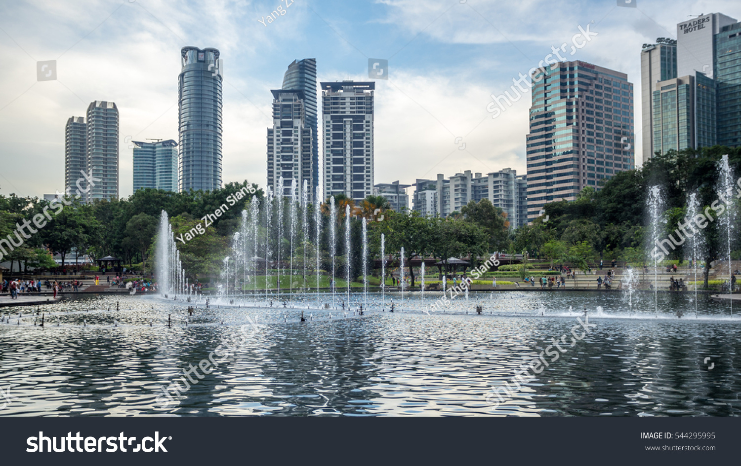 Klcc Park Water Fountain 26 November Stock Photo Edit Now 544295995