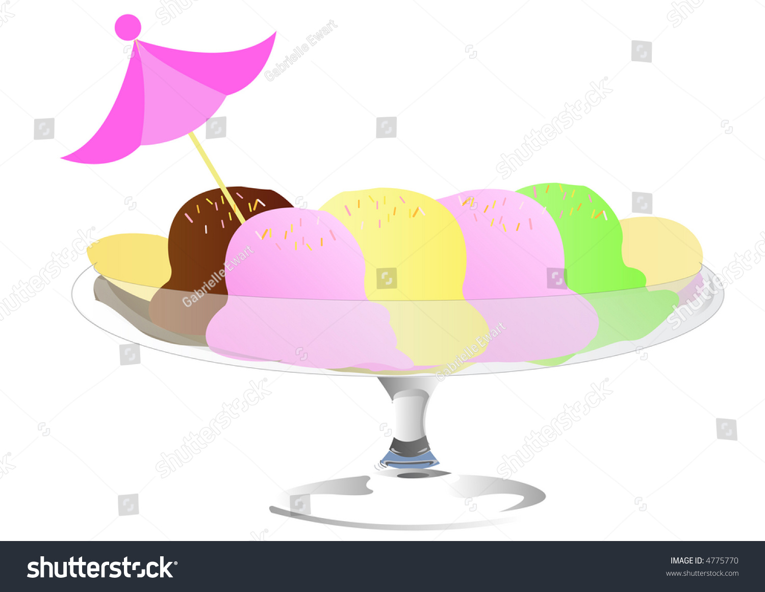 Knickerbocker Glory Stock Illustration 4775770 - Shutterstock