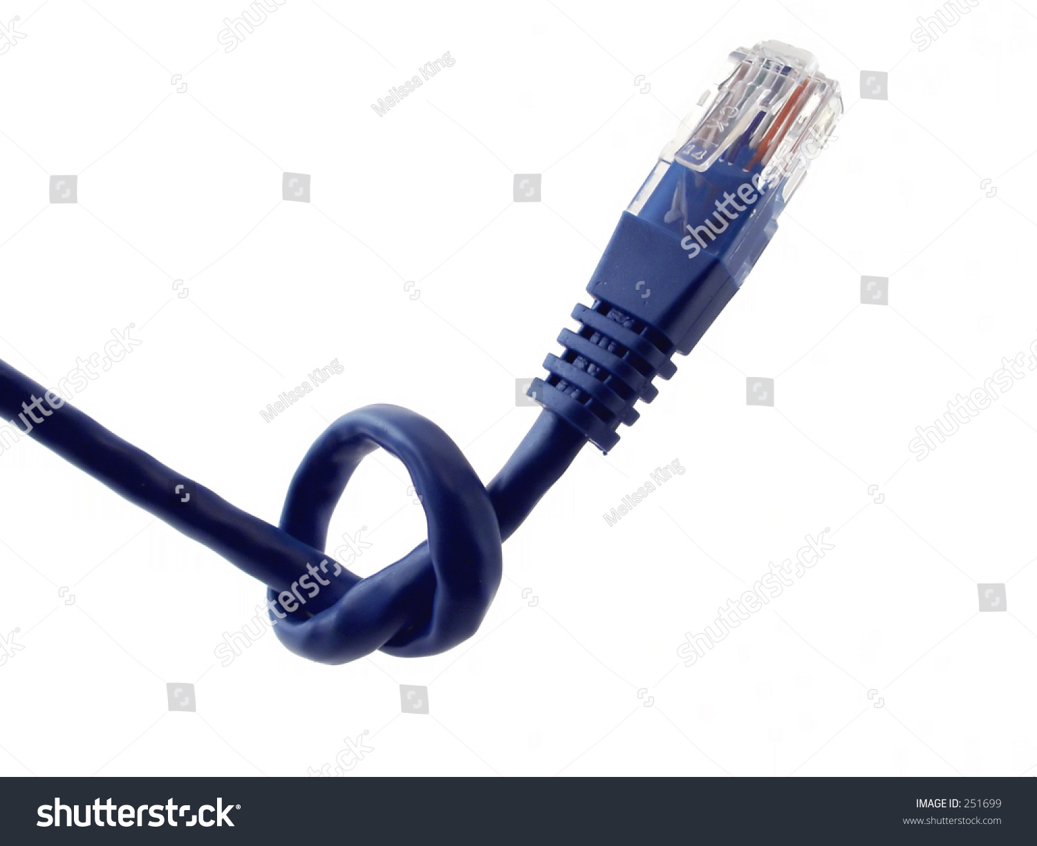 Knot in network cable slow connection stock photo 251699 shutterstock