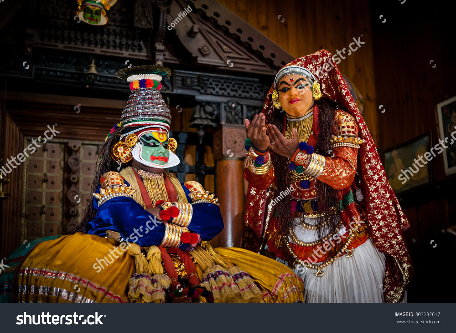 Kochi India January 28 2014 Pacha Stock Photo 303282617 | Shutterstock