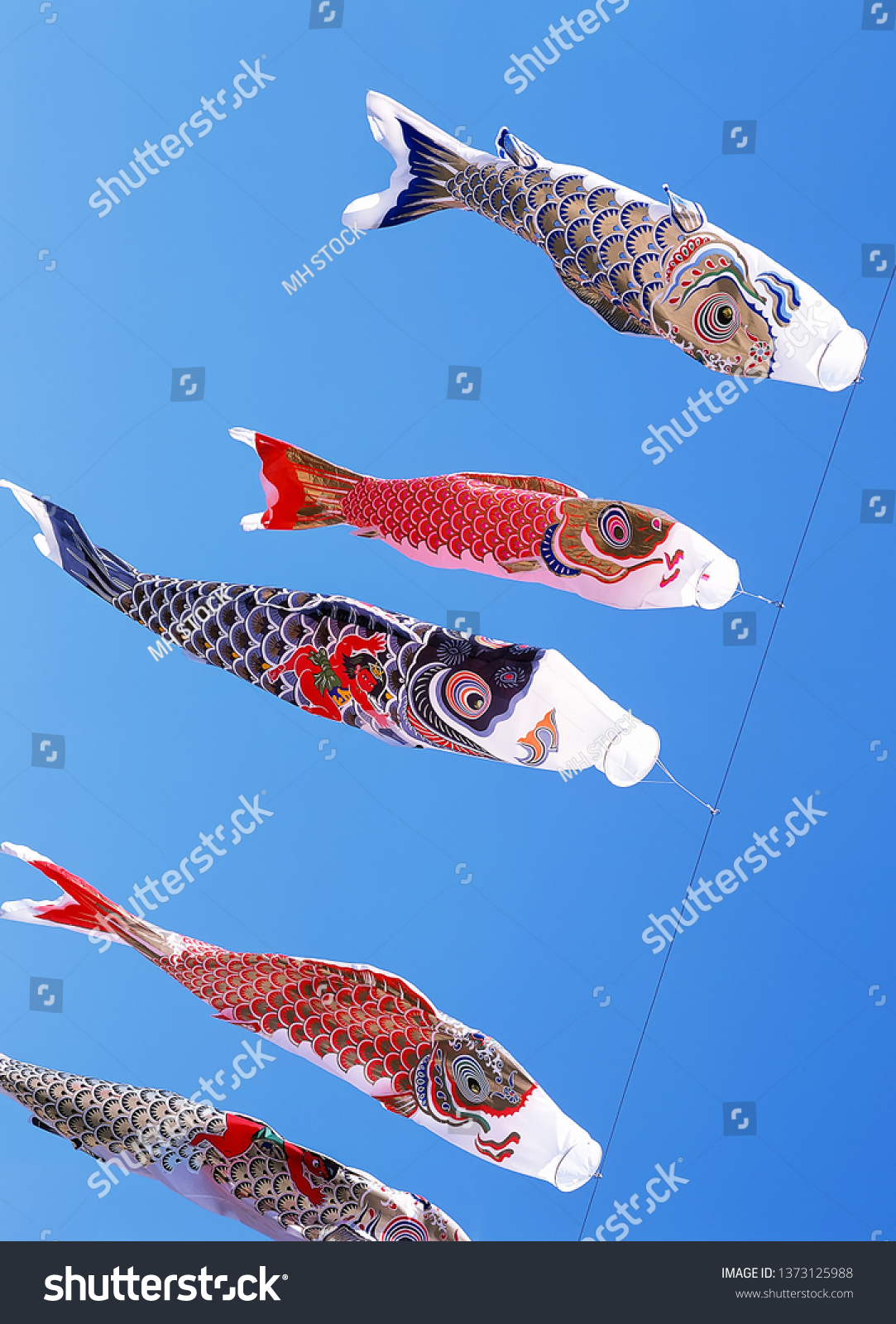 Koinobori Carp Streamer Fish Kites Traditional Stock Photo Edit Now