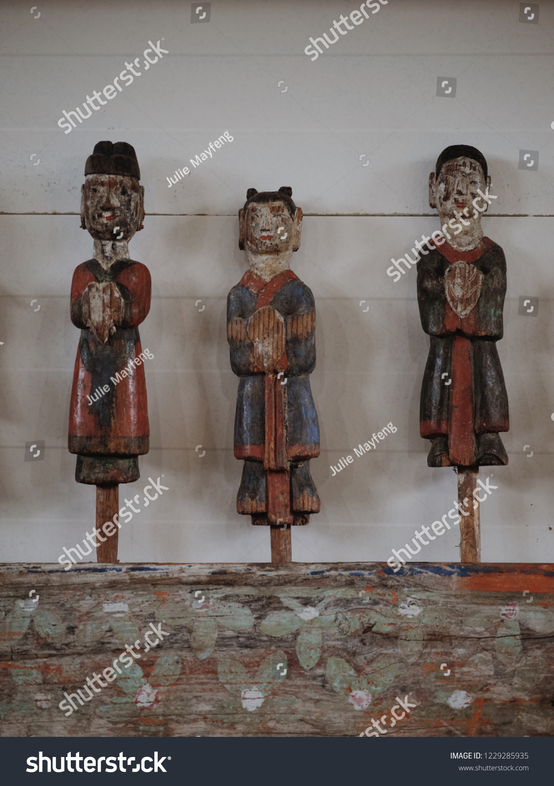 Kokdu Kokdu Traditional Wooden Figurines Which Stock Photo Edit Now