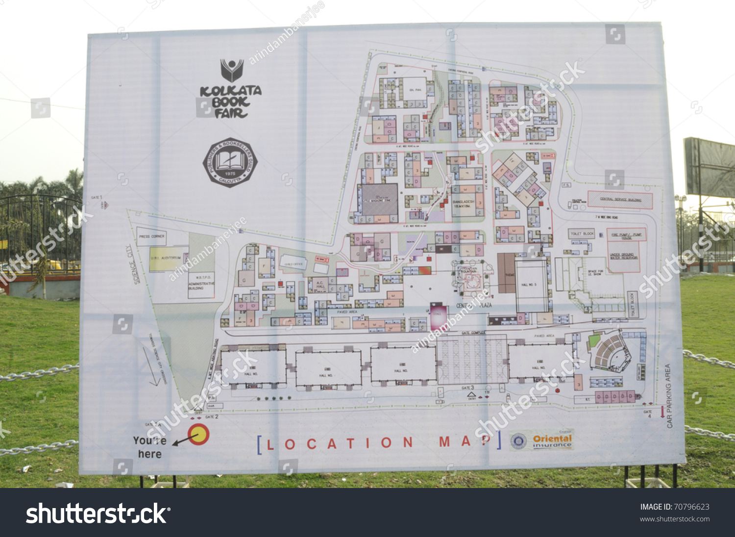 Science City Kolkata Map Kolkata February 4 Map Kolkata Book Stock Photo 70796623 | Shutterstock