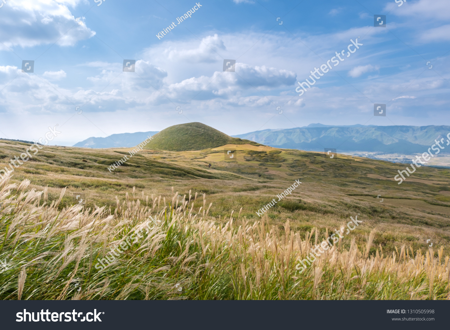 Komezuka Volcano Aso Kumamoto Kyushu Japan Stock Photo Edit Now