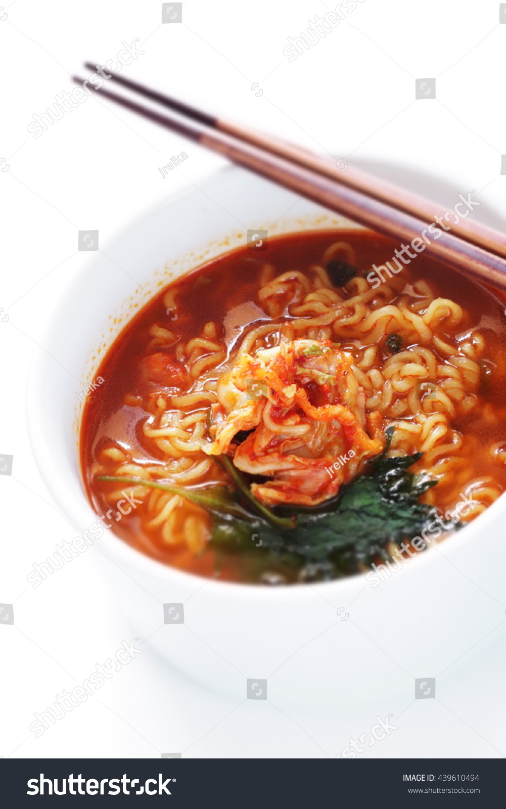 Korean Spicy Ramen Noodles Stock Photo Edit Now 439610494 - 