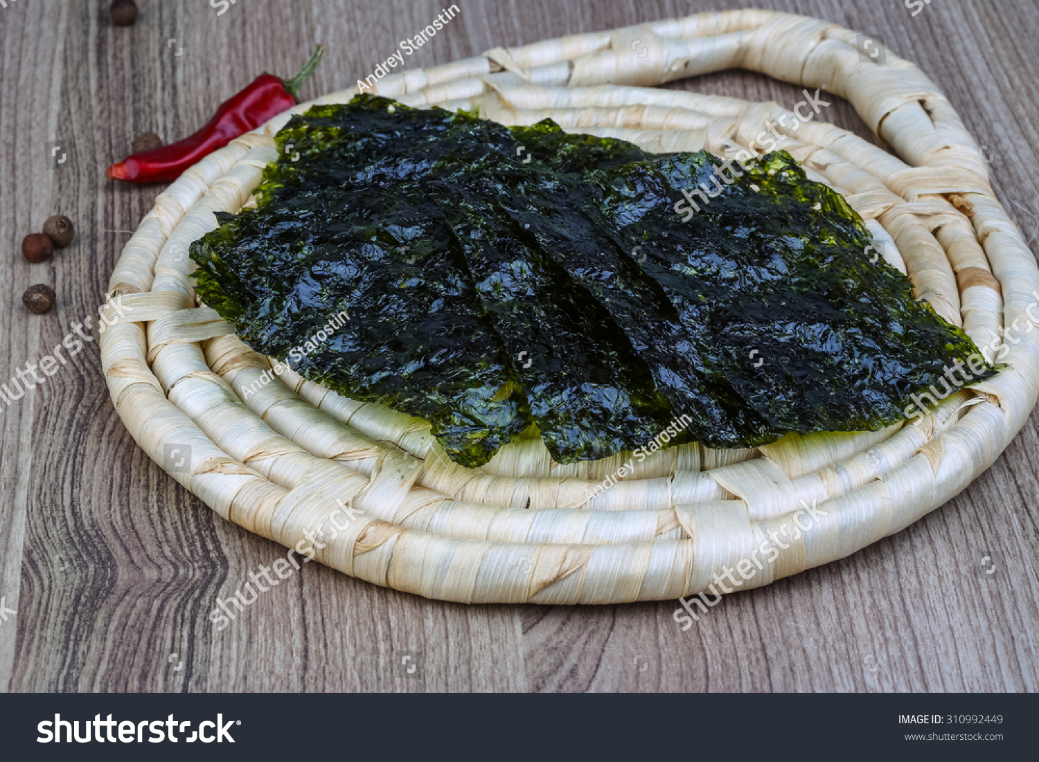 Korean Traditional Snack Nori Seaweed Sheets Stock Photo Edit Now