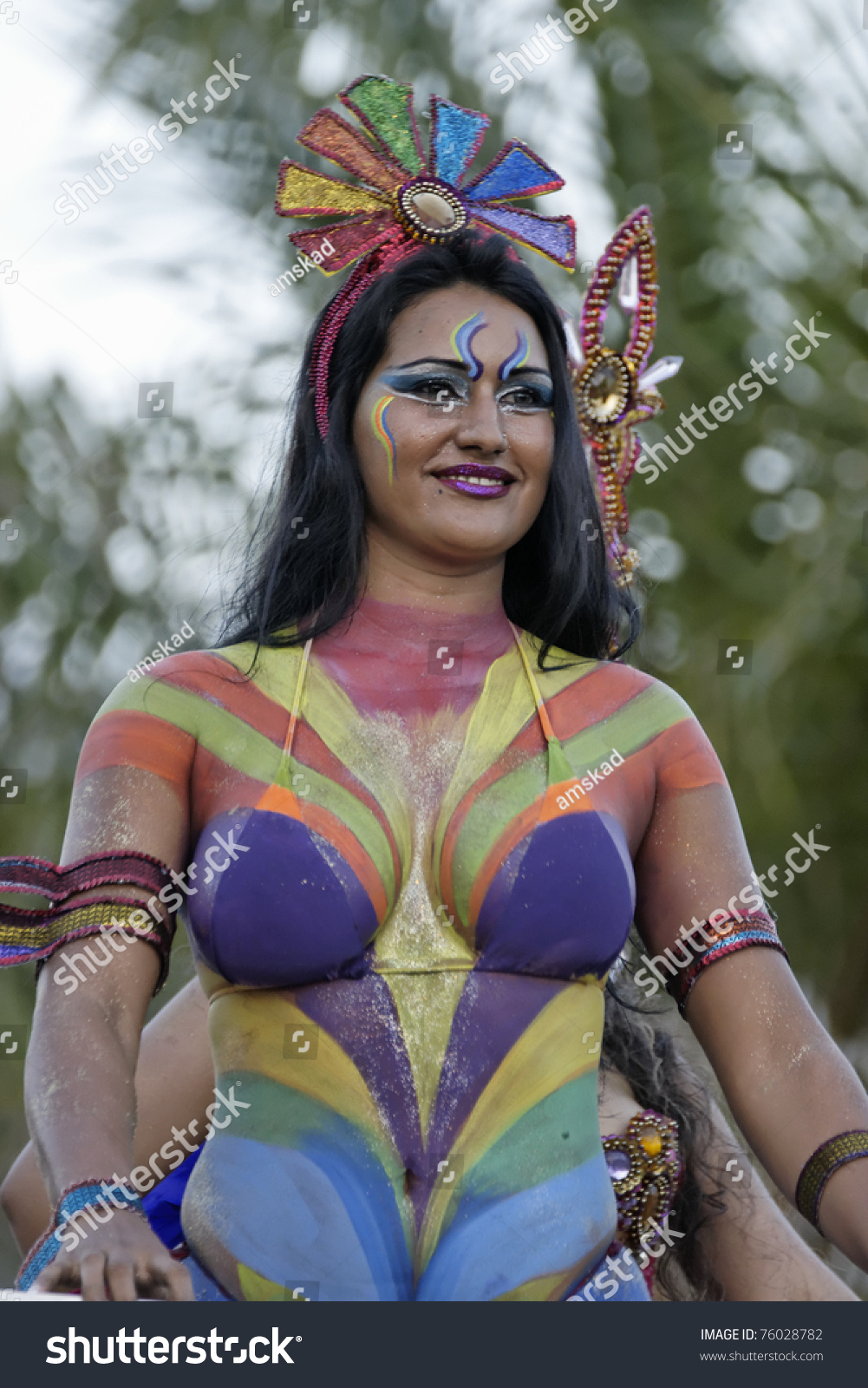 Kourou French Guiana February 27 Beautiful Stock Photo 76028782   Stock Photo Kourou French Guiana February A Beautiful Brazilian Dancer Participates In French Guiana S 76028782 