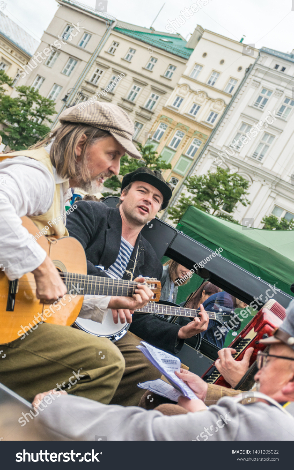 Krakow Poland September 23 2018 Musicians Stock Photo Edit Now 1401205022