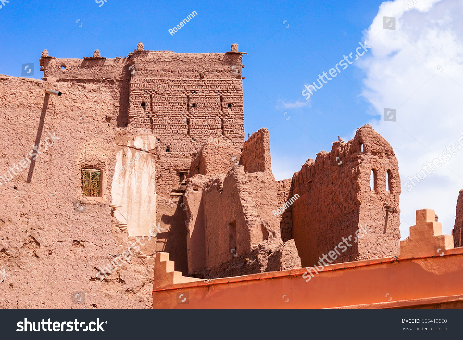 Ksar Ait Benhaddou Kasbah Moroccan Earthen Stock Photo (Edit Now) 655419550