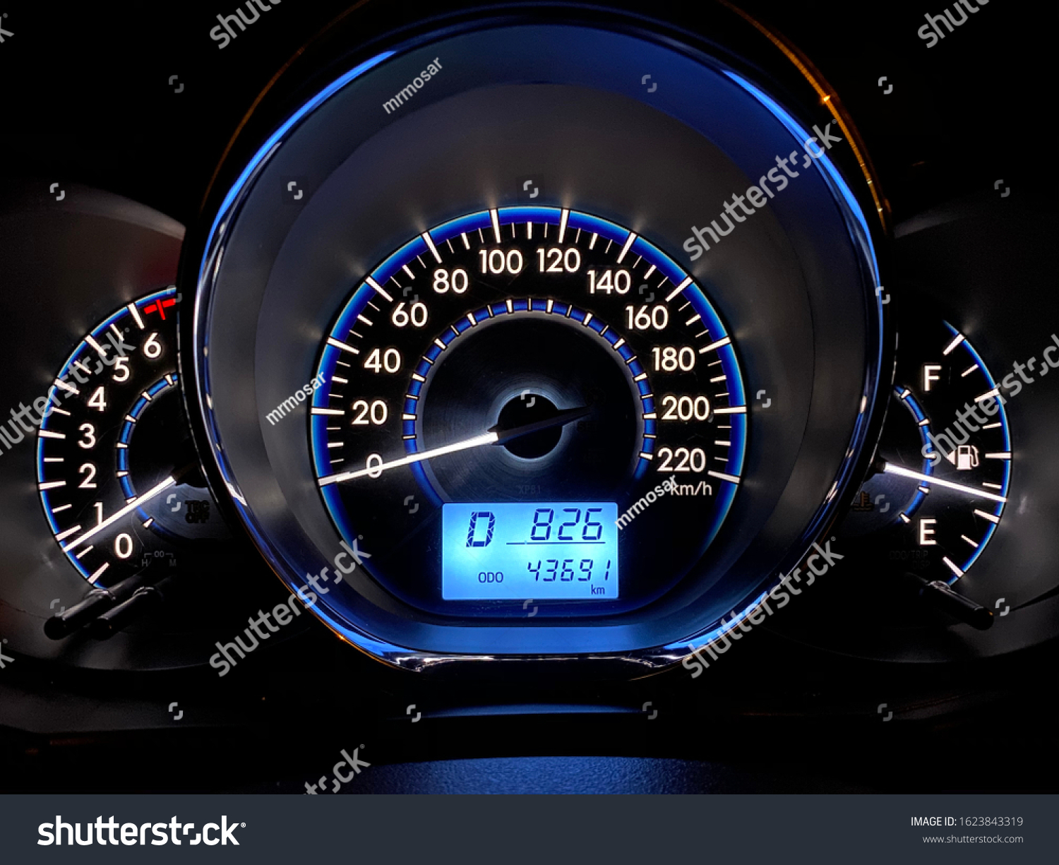 Dashboard car toyota