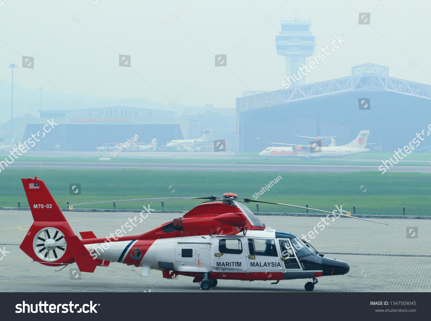 Kuala Lumpur Malaysia Helicopter 365 N3 Stock Photo Edit Now 1347509045