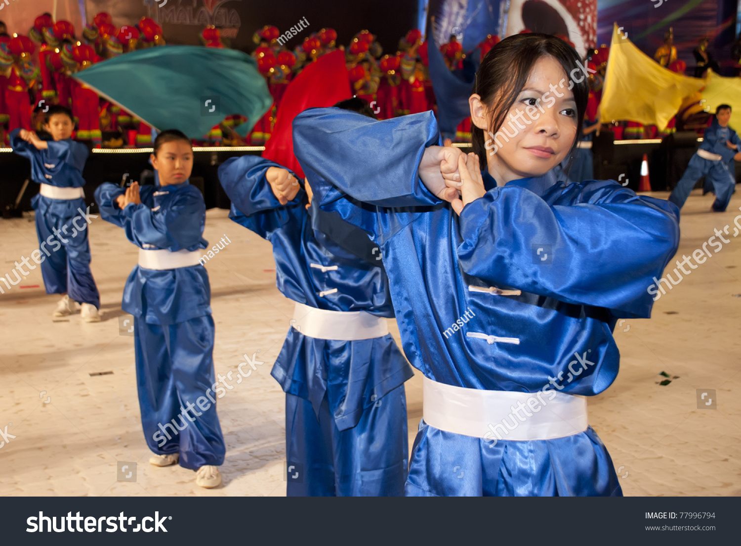 Kuala Lumpur Malaysiamay 21 Wushu Athlete Stock Photo