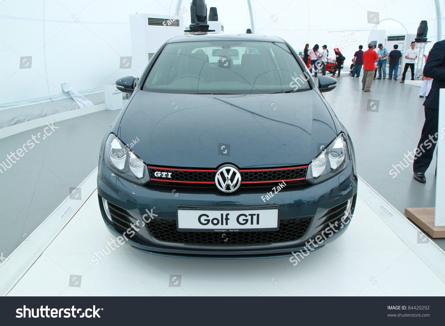 Kuala Lumpur - Sept 10: Front View Of Vw Golf Gti On Display At The ...