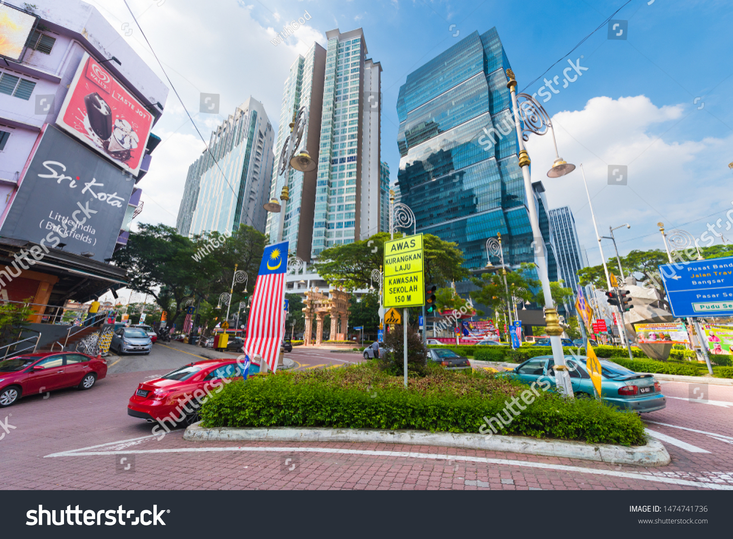 Kuala Lumpur September 12 2017 Brickfields Stock Photo Edit Now 1474741736