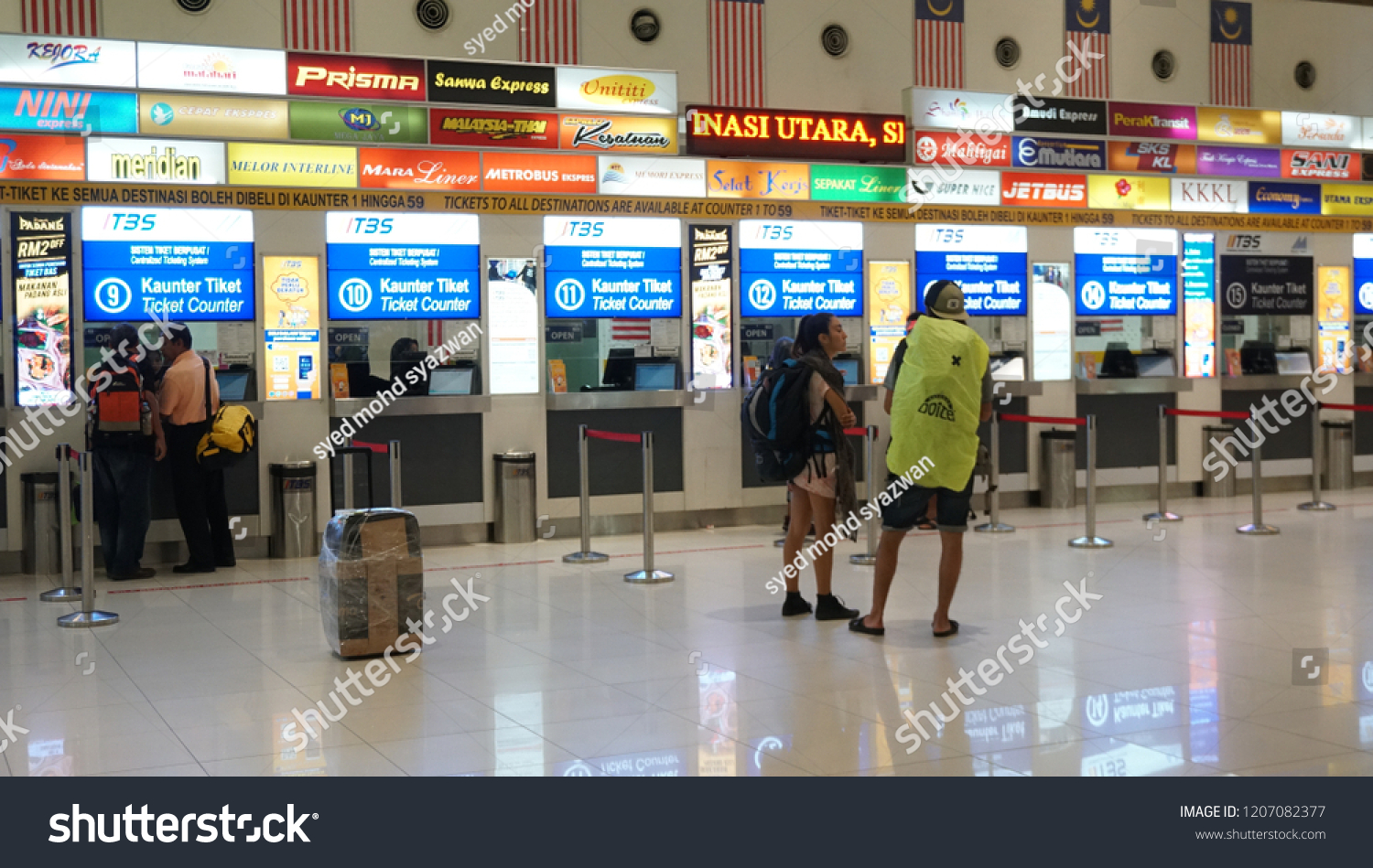 Kuala Lumpur Terminal Bus Station Tbs Stock Photo Edit Now 1207082377