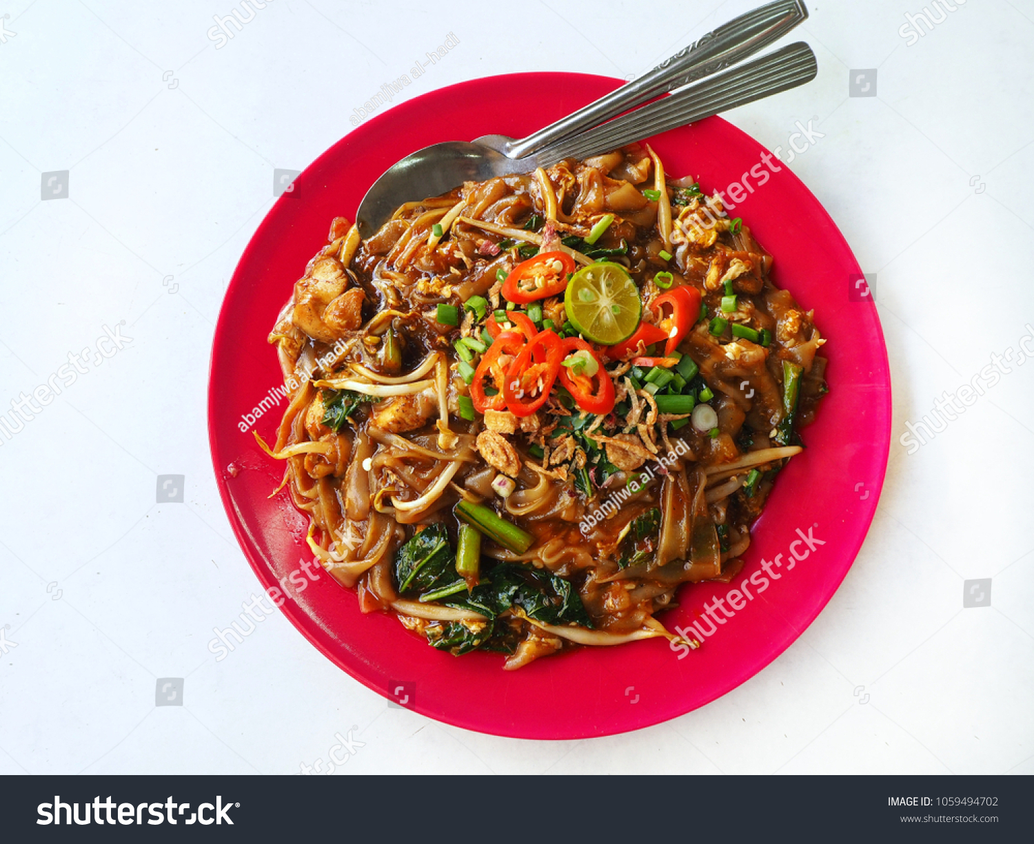 Kuey Teow Goreng Kind Asian Fried Stock Photo Edit Now 1059494702