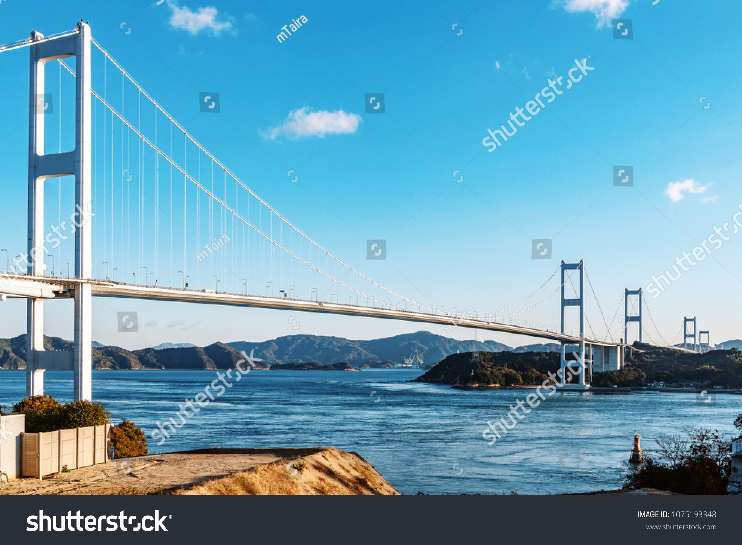 Kurushima Kaikyo Bridge Ehime Japan Stock Photo Edit Now