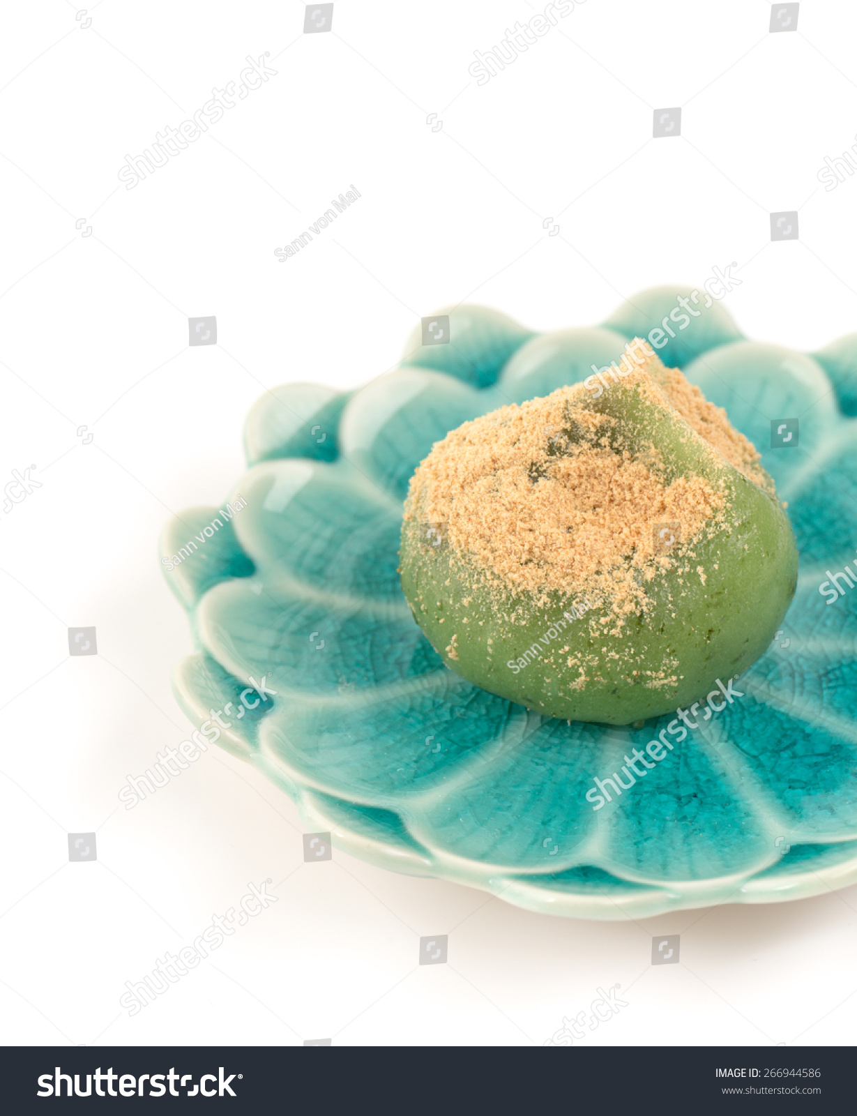 Kusa Mochi Kusamochi Yomogi Mochi Traditional Stock Photo Shutterstock