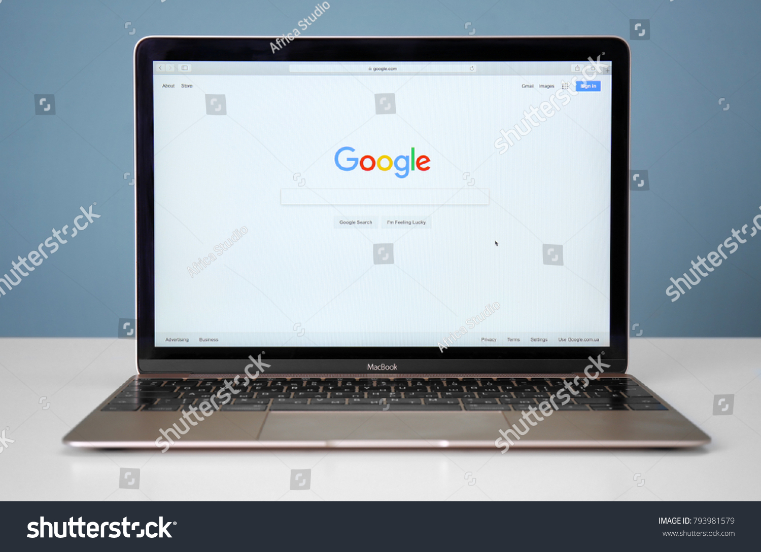 Make google homepage mac
