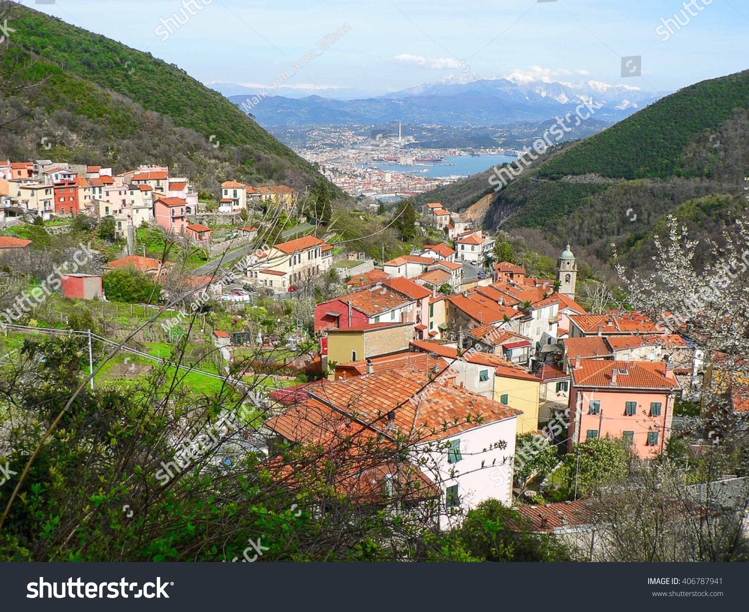 La Spezia Italy Buildings Landmarks Stock Image