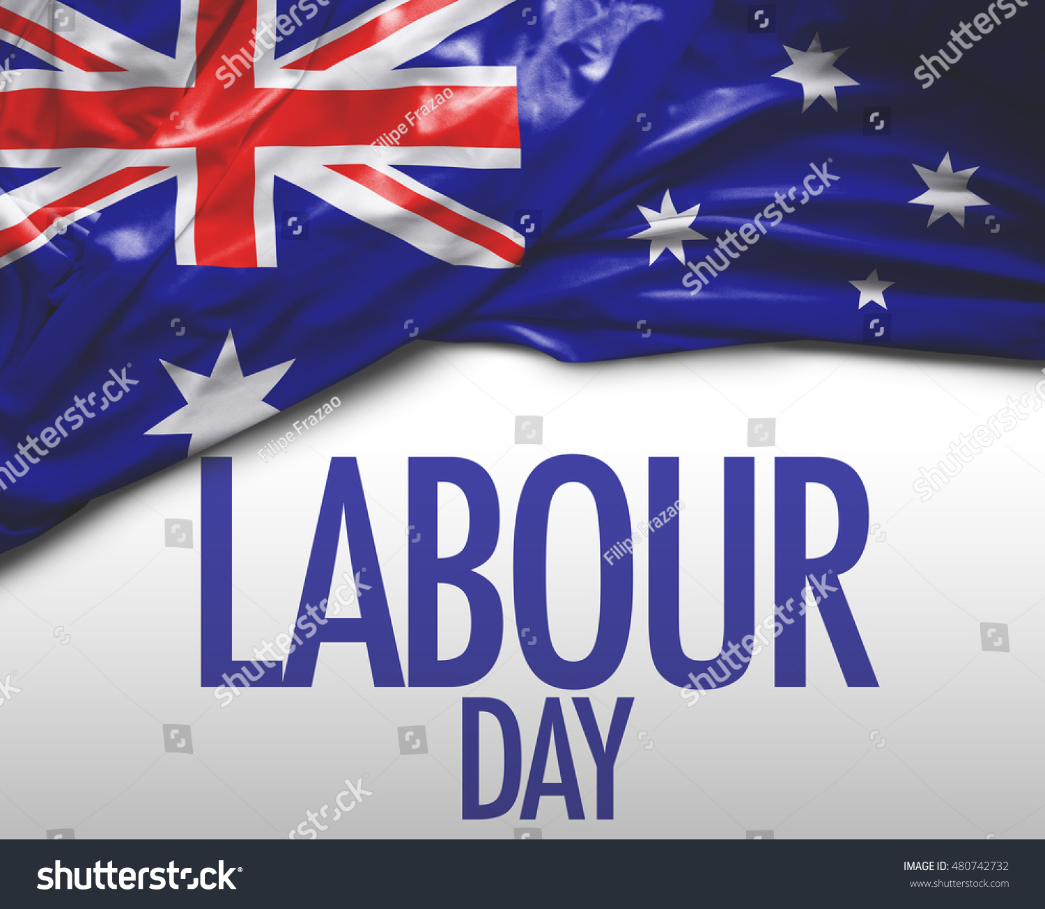 Labour Day Labor Day Australian English Stock Photo 480742732