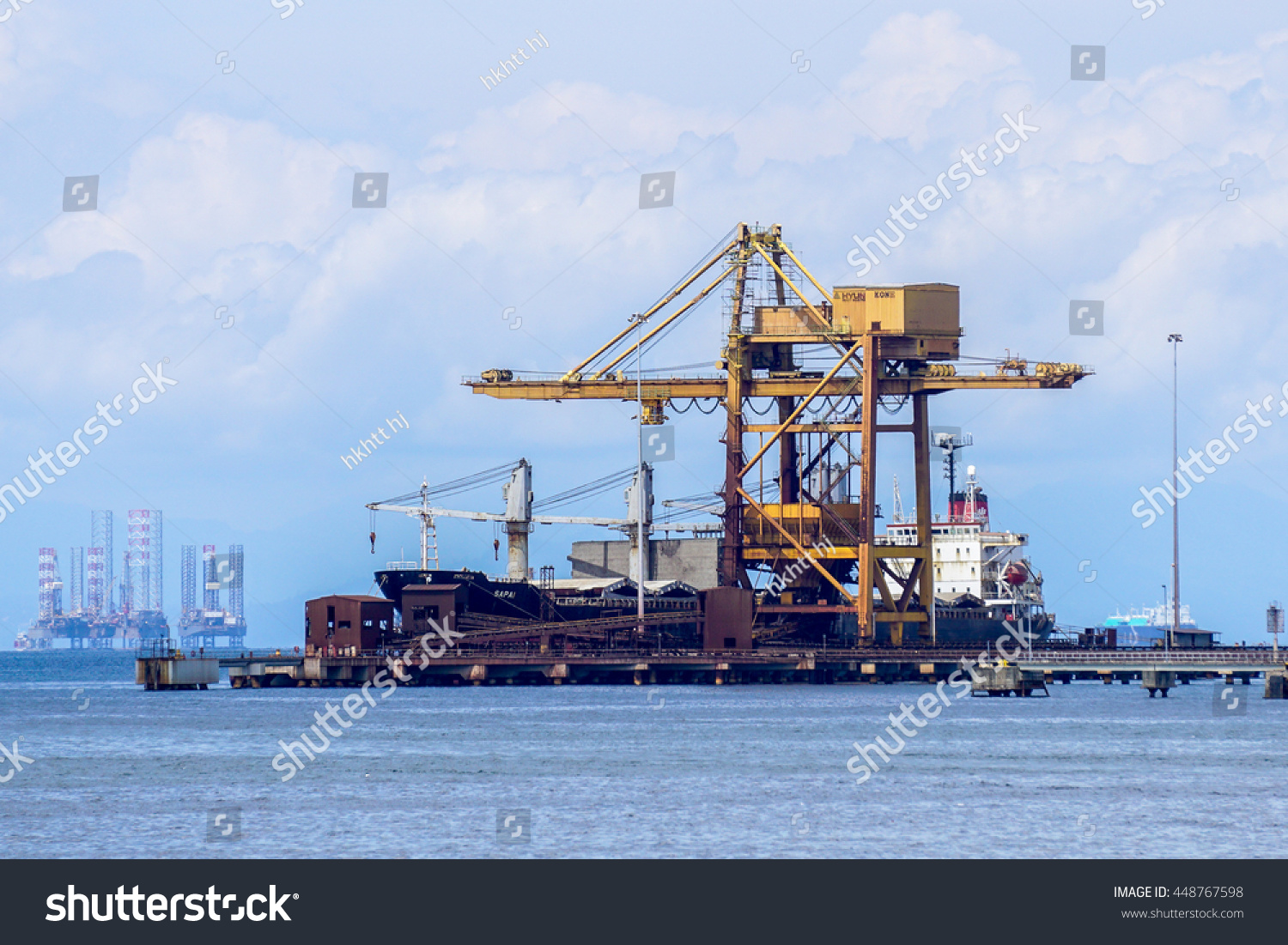 Labuanmalaysiajune 172016ship Loaded Steel Antara Steel Stock Photo Edit Now 448767598